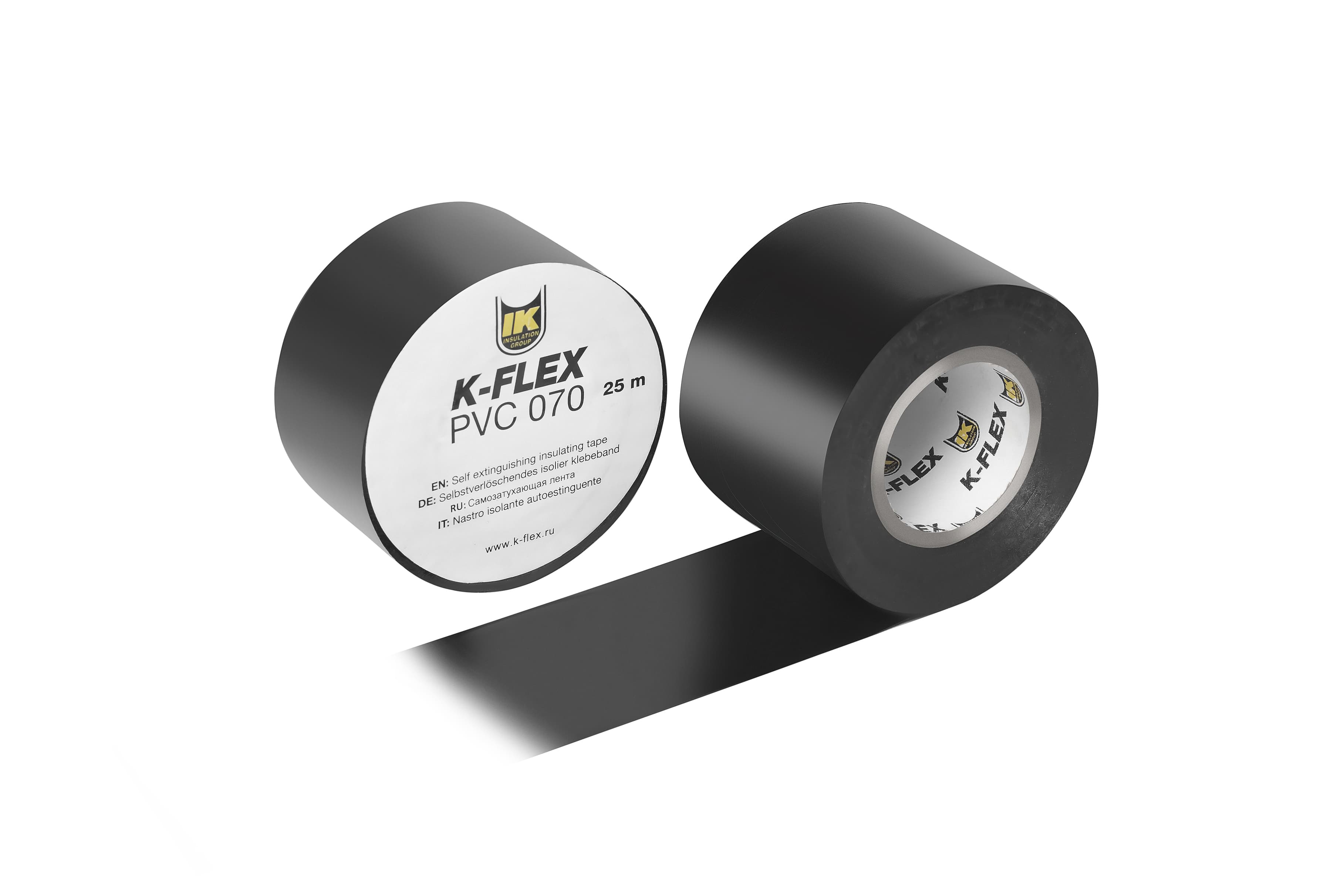 Лента 038-025 PVC AT 070 black