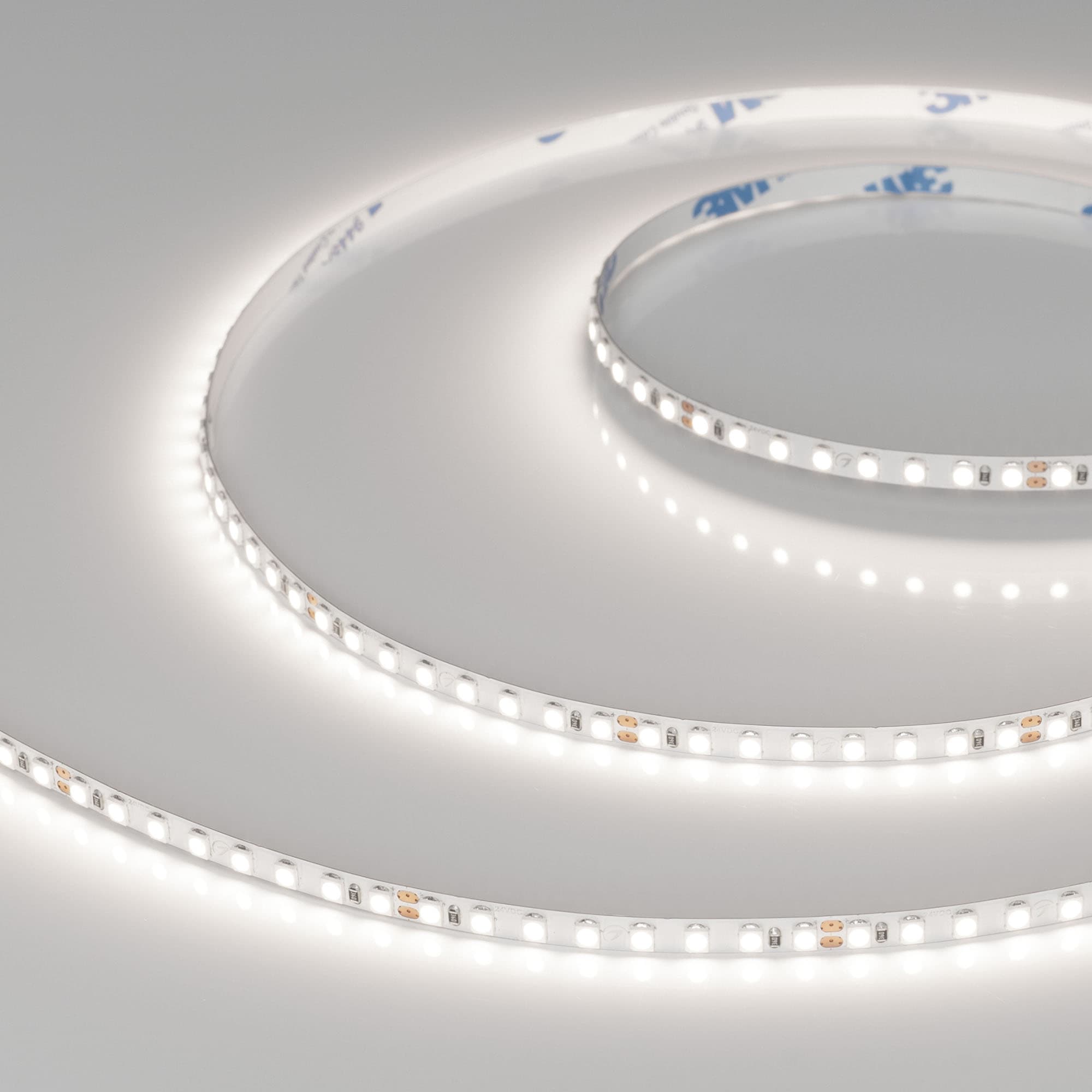 Лента светодиодная 9.6 Вт/м 24В 5000K IP20 160LED/м RT-A160-5mm SMD 2835 5 м
