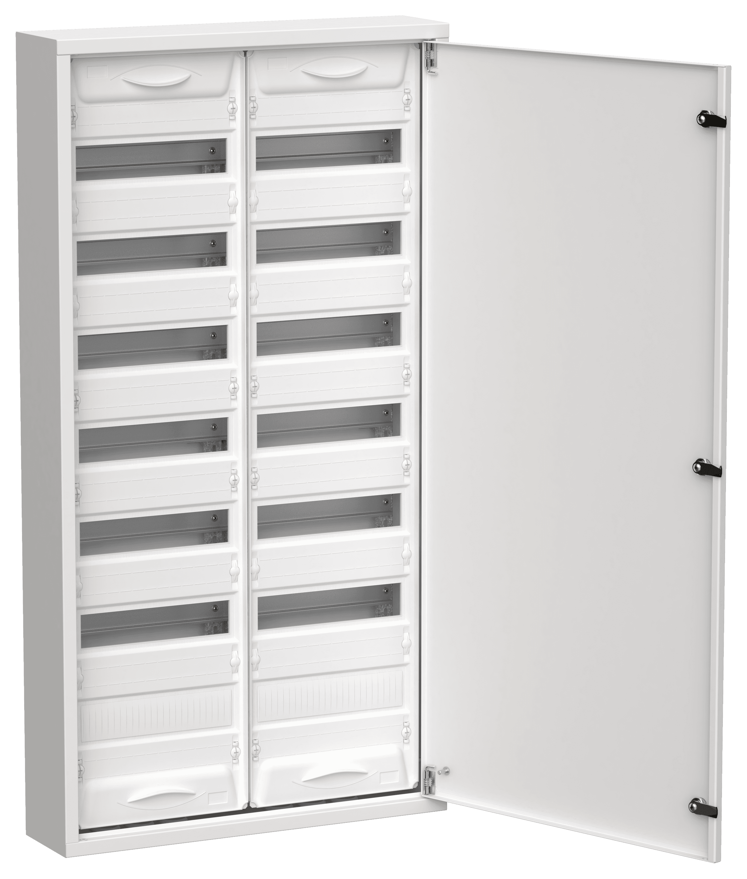 TITAN 5 Корпус металлический ЩРн-168 (2х84) 1085х570х140мм IP31 белый (одна дверь) IEK