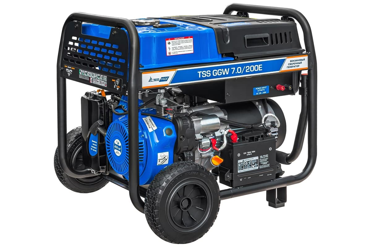 Бензиновый сварочный генератор TSS PROF GGW 7.0/200E
