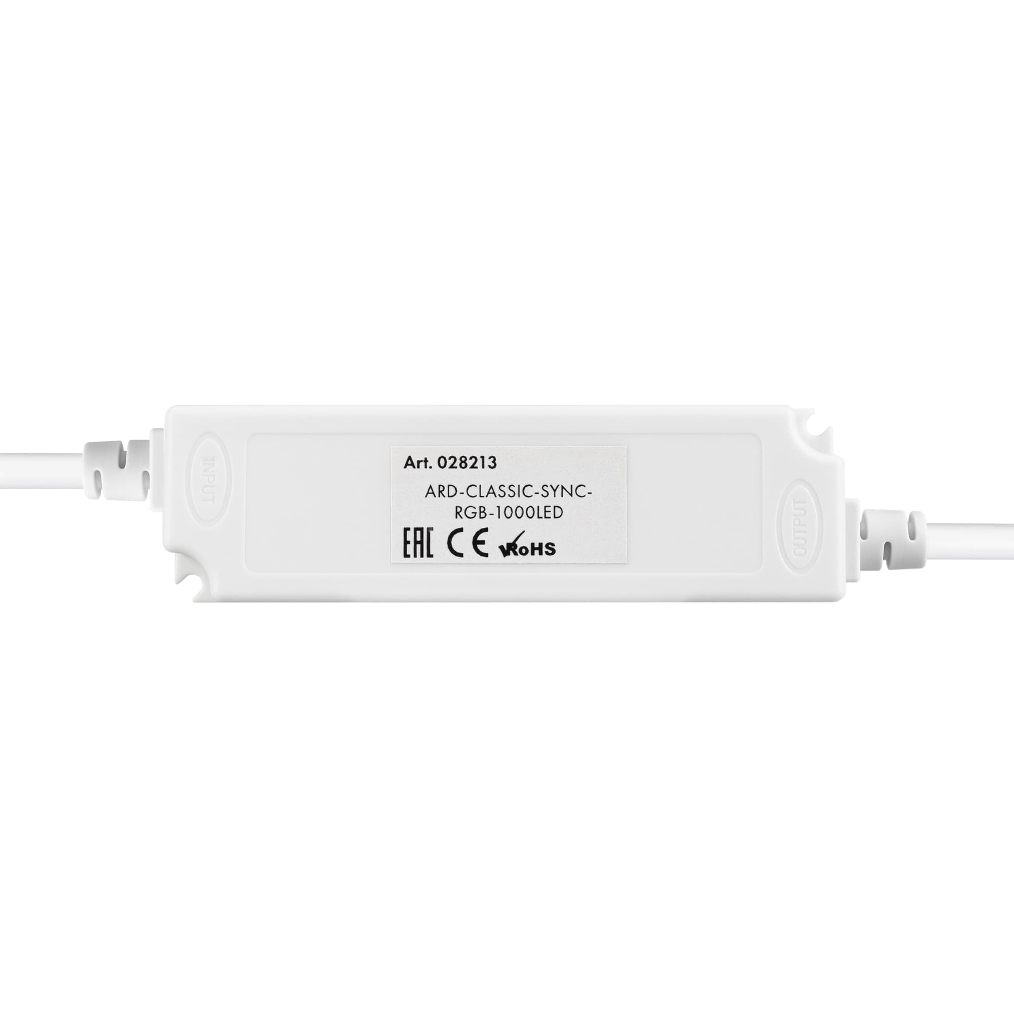 Контроллер ARD-CLASSIC-SYNC-RGB-1000LED White (230V, 80W, RF ПДУ) (ARDCL, Закрытый)