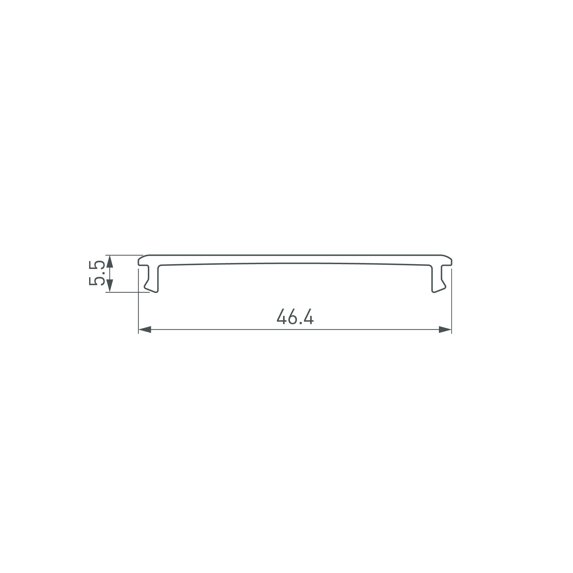 Экран SL-BEVEL-H12-F13-2000 OPAL (Пластик)