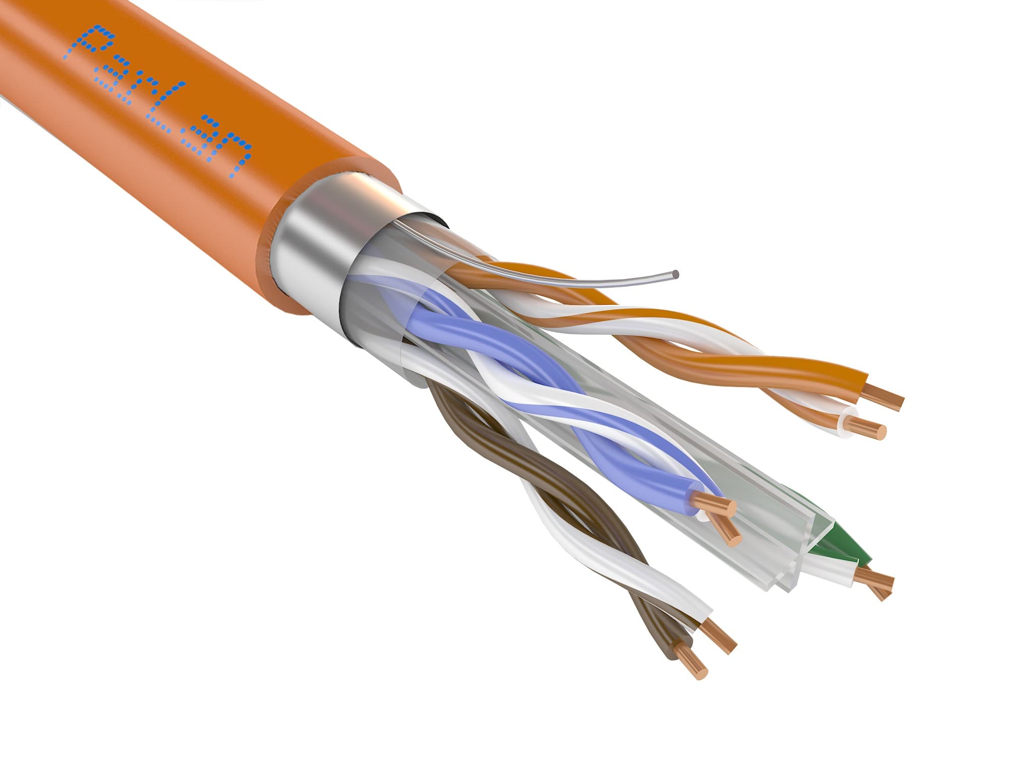 Витая пара ParLan Patch F/UTP Cat 6 ZH нг(А)-HF 4х2х0.48