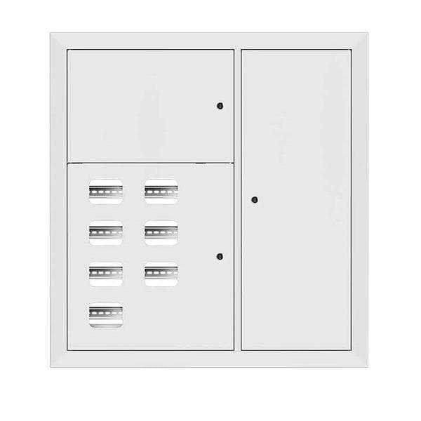 Щит этажный 7 кв. RAL9003 (1000х950х160) PROxima