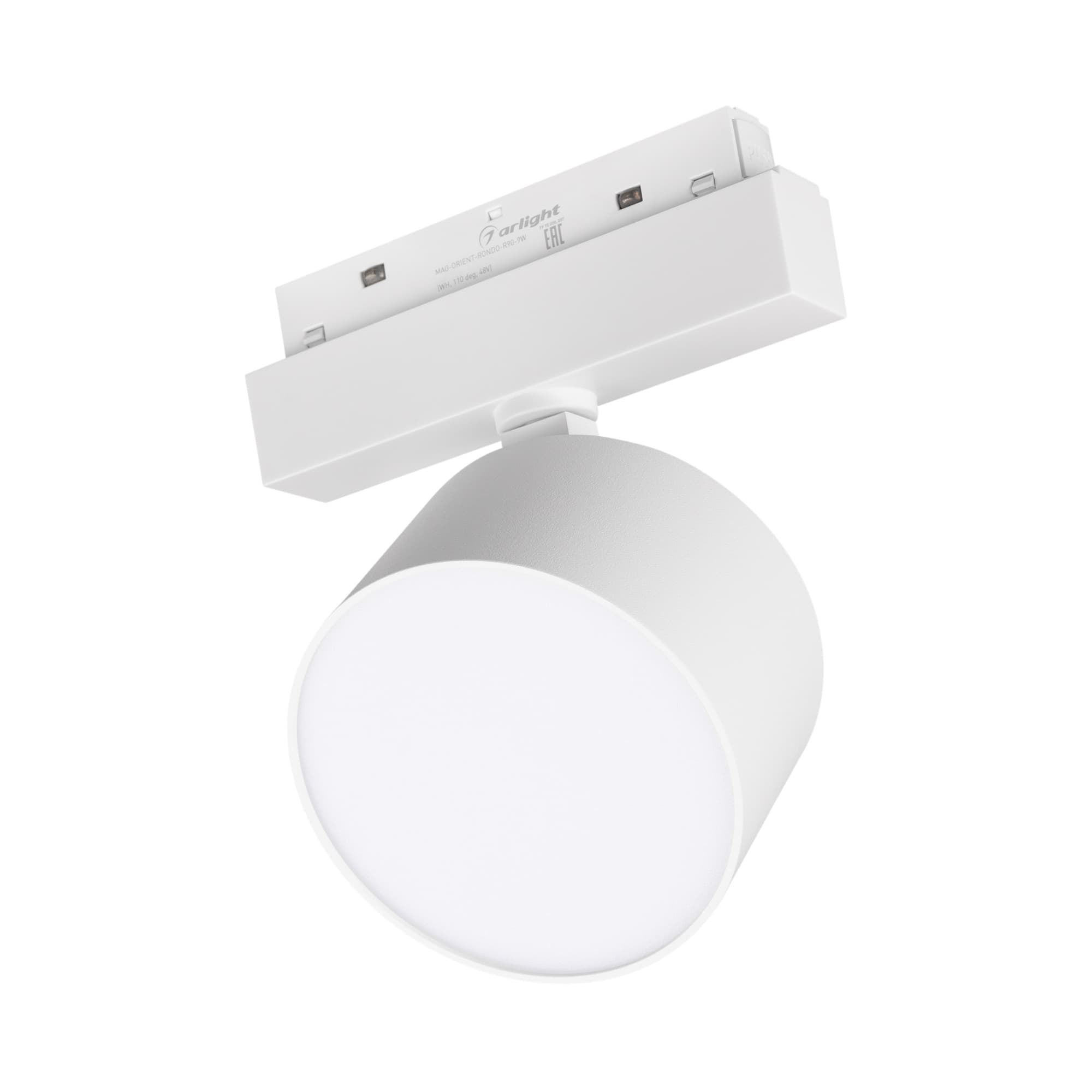 Светильник MAG-ORIENT-RONDO-R90-9W Warm3000 (WH, 110 deg, 48V) ( IP20 Металл, 5 лет)