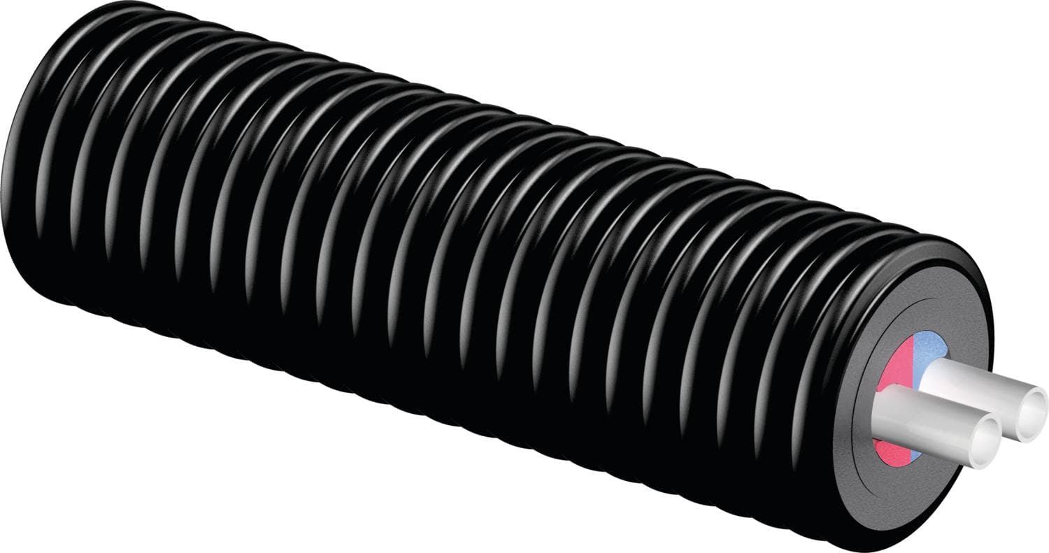 Труба теплоизолированная Varia Twin 2X32X4,4/140 PE-Xa, PN10, бухта 200