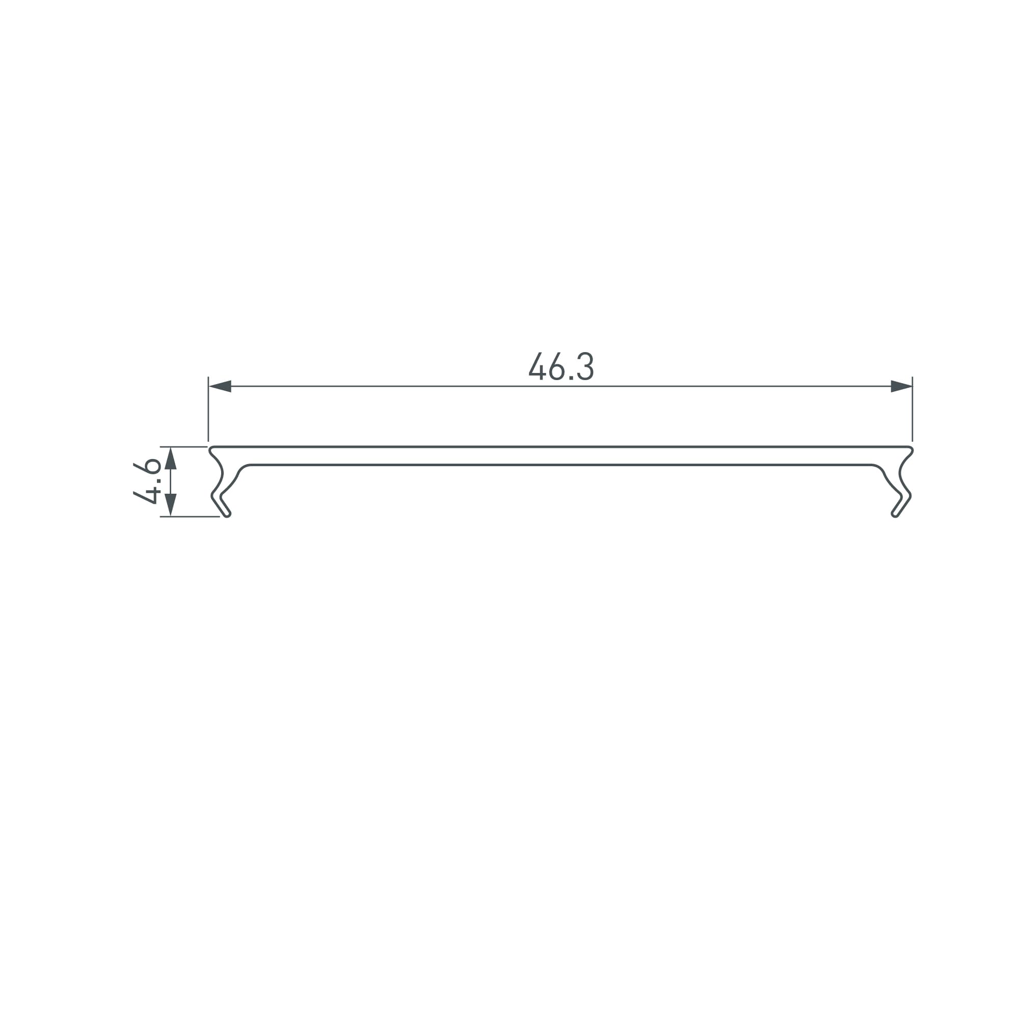 Экран ARH-KANT-H16-2000 Round Clear-PM (ARL, Пластик)