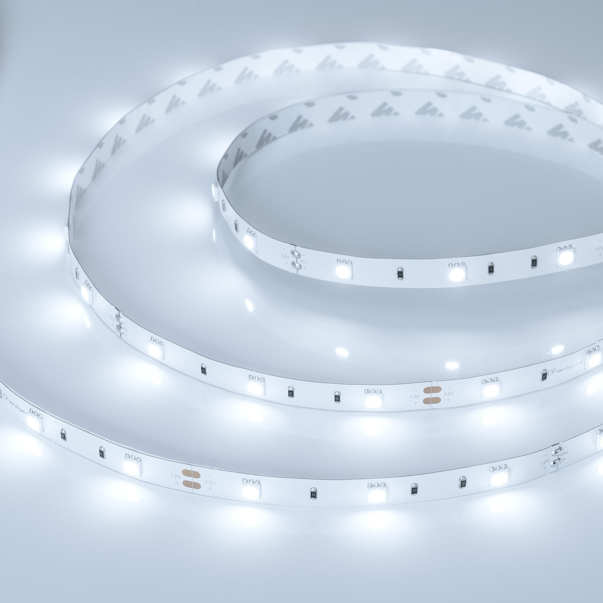 Лента светодиодная 7,2 Вт/м 12В IP20 6000K 30LED/м RT/RTW-B30-10mm SMD 5060 5 м