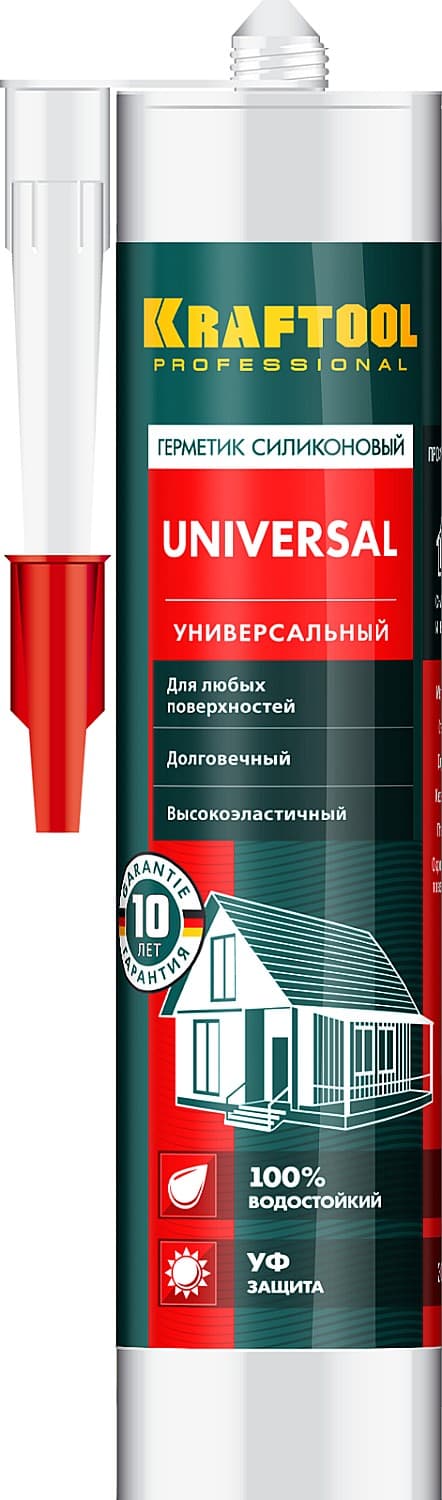 Герметик силиконовый 300 мл прозрачный