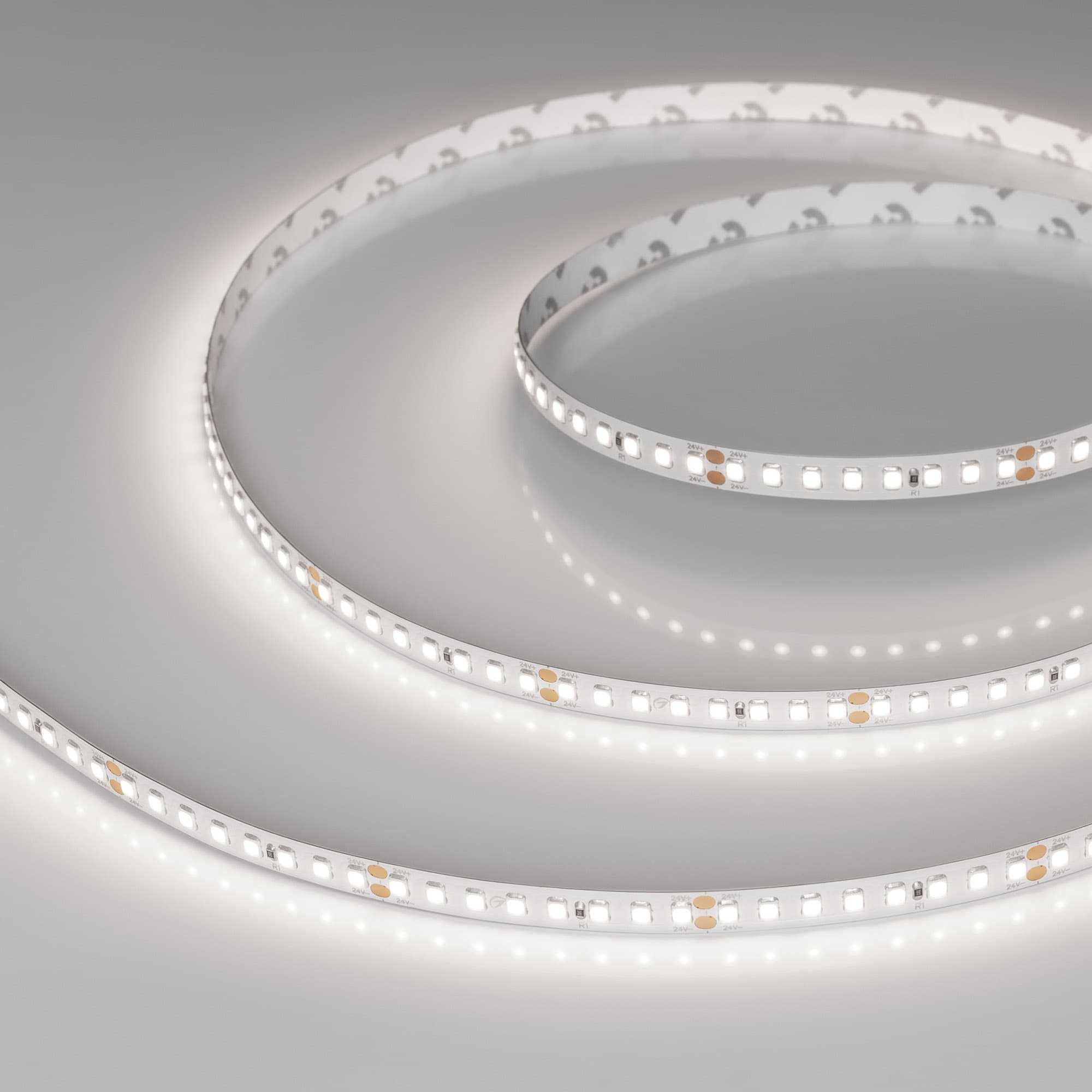 Лента светодиодная 12 Вт/м 24В IP20 5000K 160LED/м RT/RTW-A160-8-10mm SMD 2835 5 м