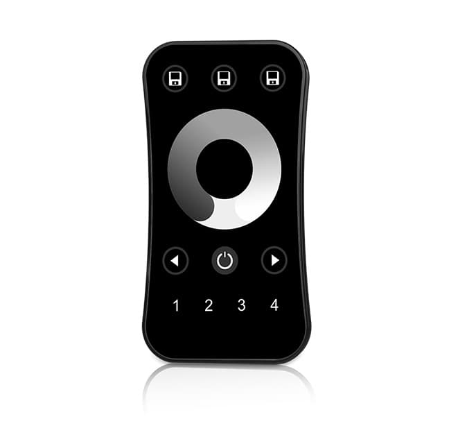 Пульт INTELLIGENT ARLIGHT SMART-801-52-4G-3SC-DIM Black 3V, 2.4G, IP20, пластик, 5 лет
