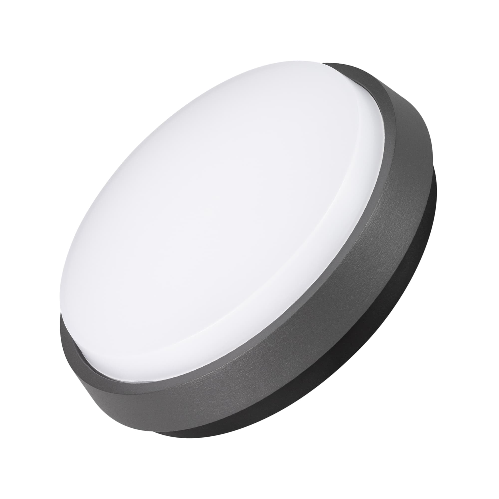 Светильник LGD-GIRO-R175-10W Warm3000 (GR, 110 deg, 230 В) (ARL, IP54 Металл, 3 года)