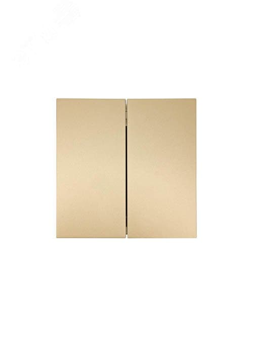 ZIMA Выключатель 2-кл., 10 А, механизм золото Lezard 704-3688-101QC