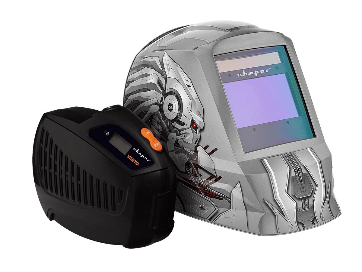 Щиток сварщика TECH C50i и блок Vento (техно)