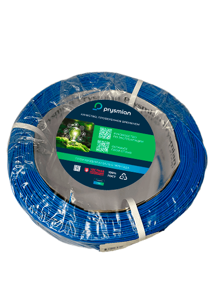 Провод силовой ПуВнг(А)-LSLTx 1х10 Синий (100м)