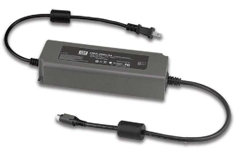 Источник питания AC-DC, 180Вт, ККМ,  IP67, вход 100…264В AC, 47…63Гц /142…370В DC, выход 12В/15А, изоляция 4200В AC, пластиковый корпус 195х68х39.5мм, -40…+70°С, стабилизация выхода CV, сетевая вилка североамериканского типа