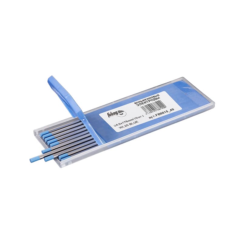 Вольфрамовые электроды D4.0x175мм синие (blue)_WL20 (10 шт.)