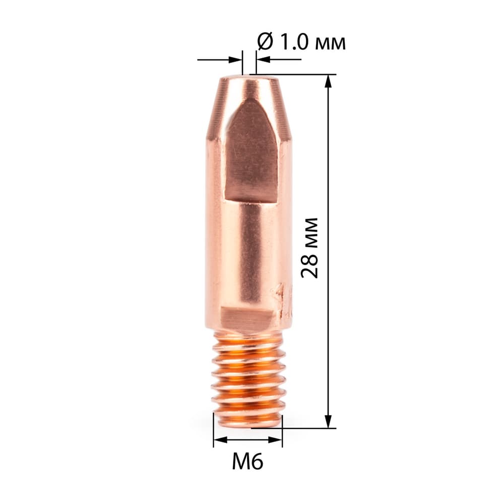Наконечник M6х28х1.0 (140.0242/MD0009-10)