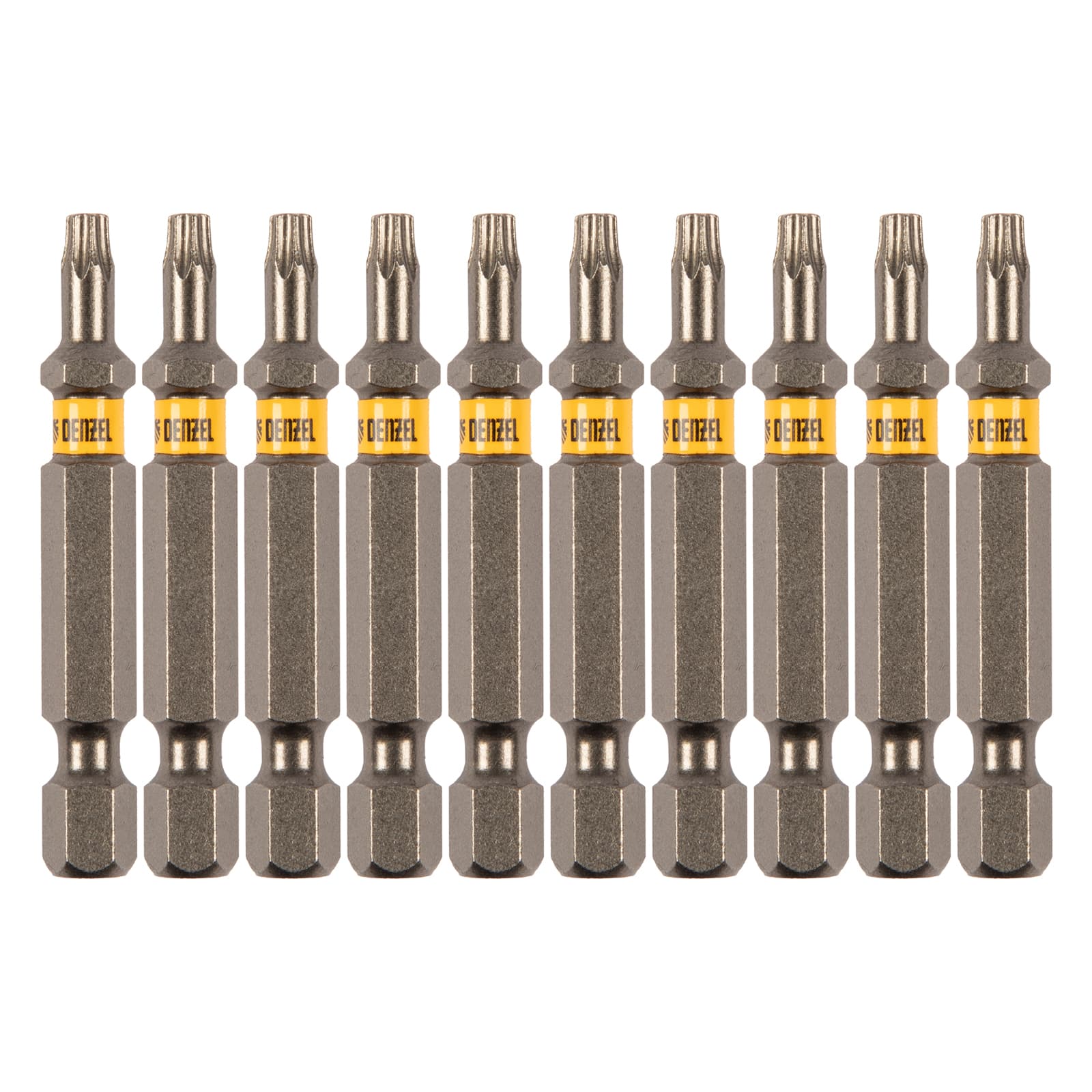 Набор бит TORX 15х50, сталь S2, шестигранный профиль, 10 шт.
