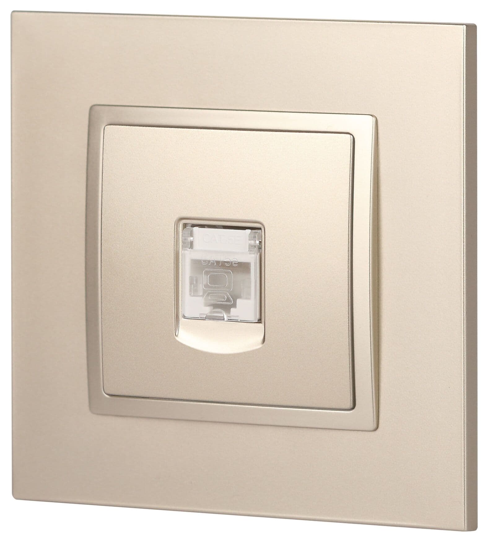 Розетка RJ45, Эра Elegance, шампань, 14-3107-04