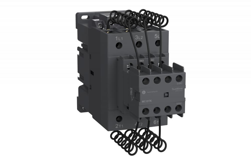 КОНТАКТОР MC1D ДЛЯ КОНДЕНСАТОРНЫХ БАТАРЕЙ 40 КВАР 1НО/2НЗ 48V 50/60ГЦ