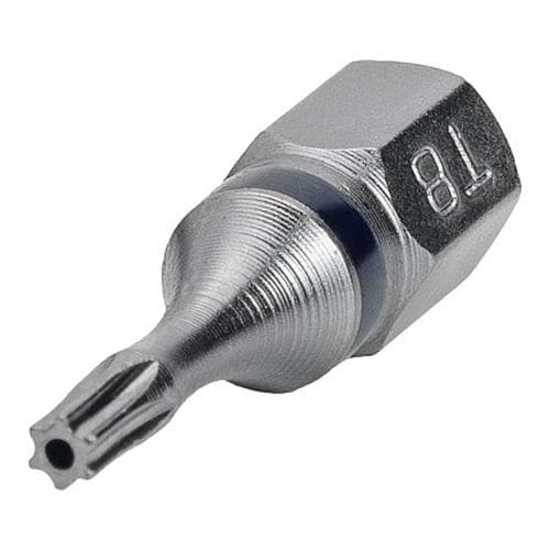 Бита с профилем TORX Hole (торкс - шестилучевая звезда c отверстием) TX8, длина 25 мм, хвостовик С6,3 мм, торсионная (3 шт)