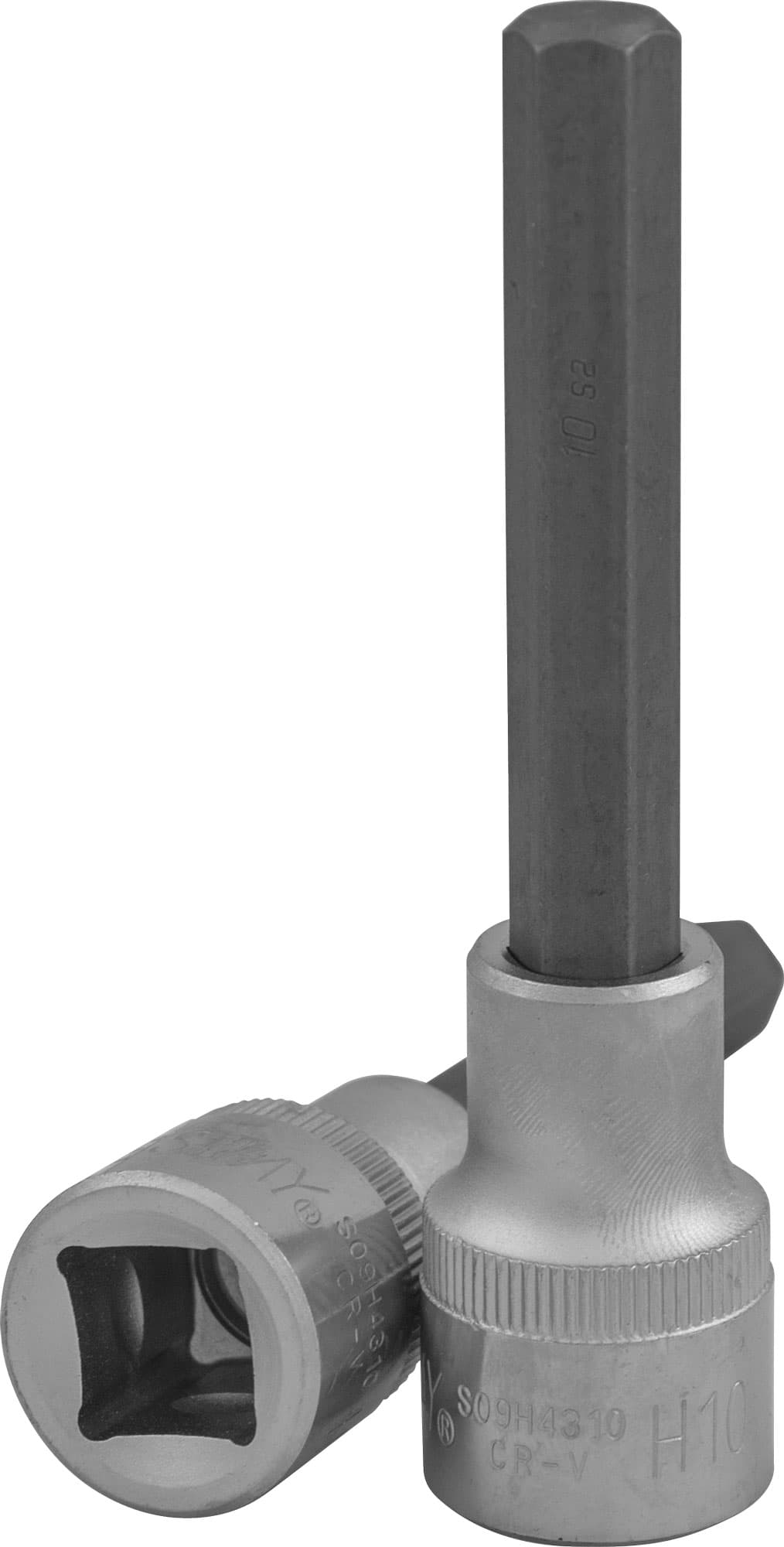 Насадка торцевая 1/2''DR с вставкой-битой шестигранной, H14, 100 мм