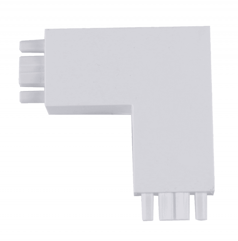 Коннектор шинопровода угловой AC-W-TL белый серии TOP-LINE IN HOME