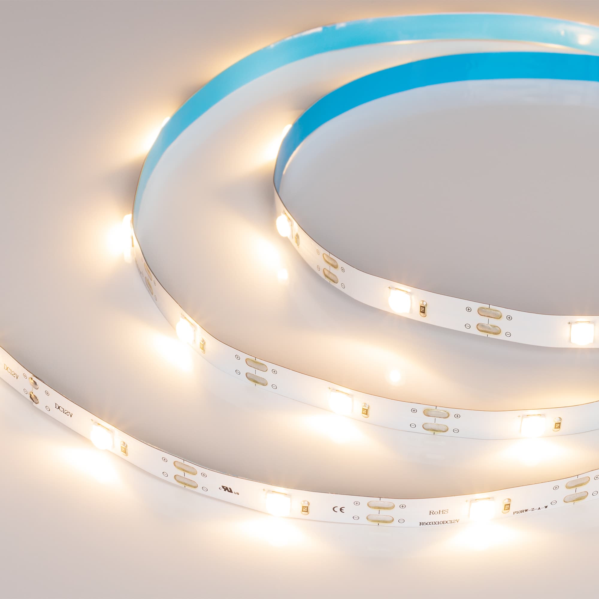 Лента светодиодная 10 Вт/м 12В IP20 3000K 20LED/м LENS-E20-10mm SMD 6060 5 м