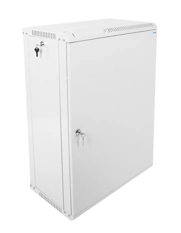 Шкаф телекоммуникационный настенный разборный 18U (600х350) дверь металл