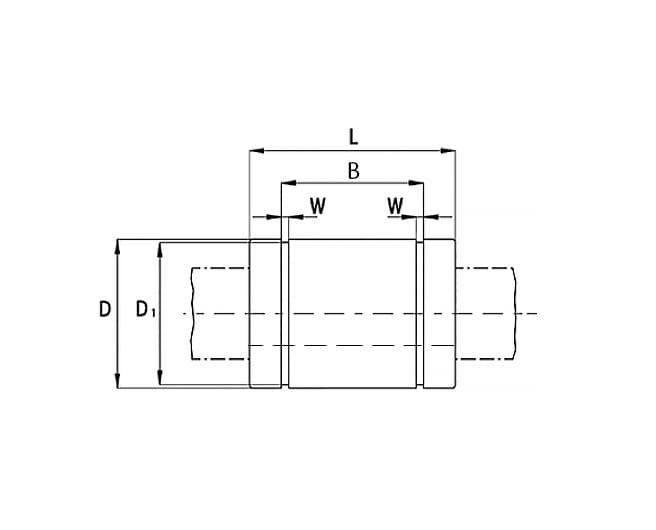 Линейный подшипник LME12-UU