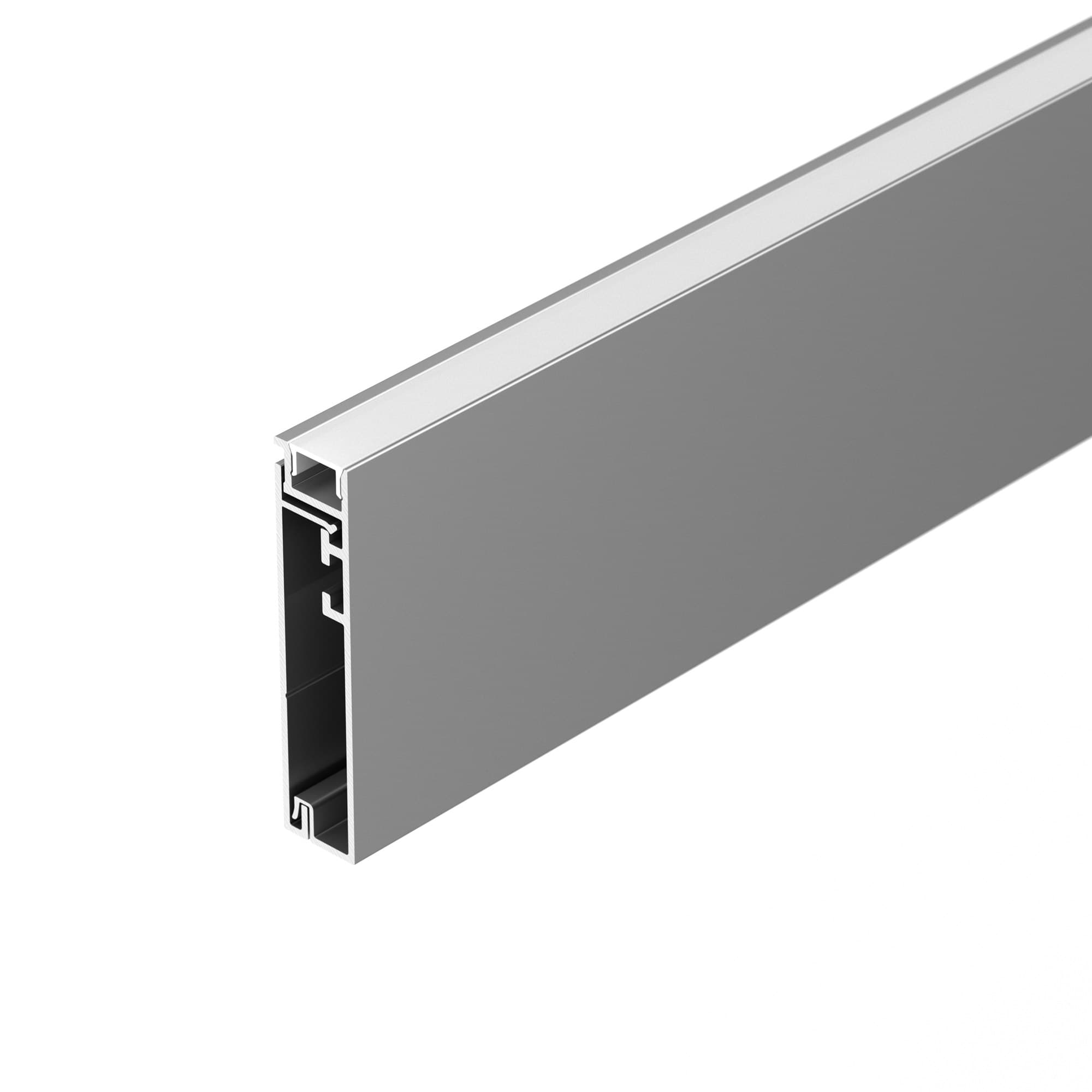 Профиль PLINTUS-H55-2000 ANOD (Алюминий)