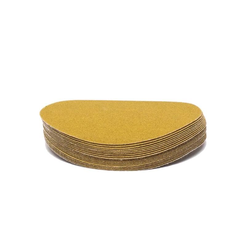 Круг абразивный шлифовальный под липучку Yellow Sandpaper Р120 (150мм, без отверстий, 25шт) желтый