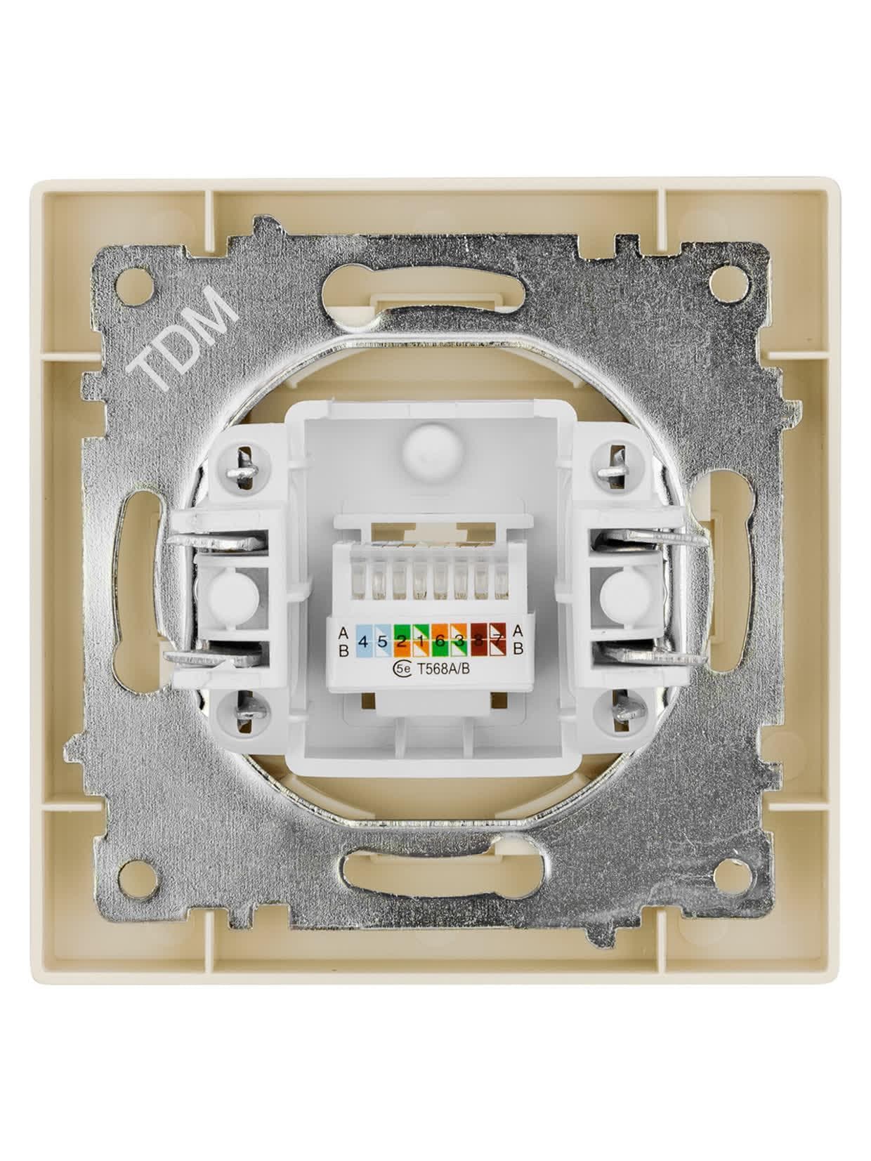 Розетка компьютерная RJ45 сл. кость Сенеж