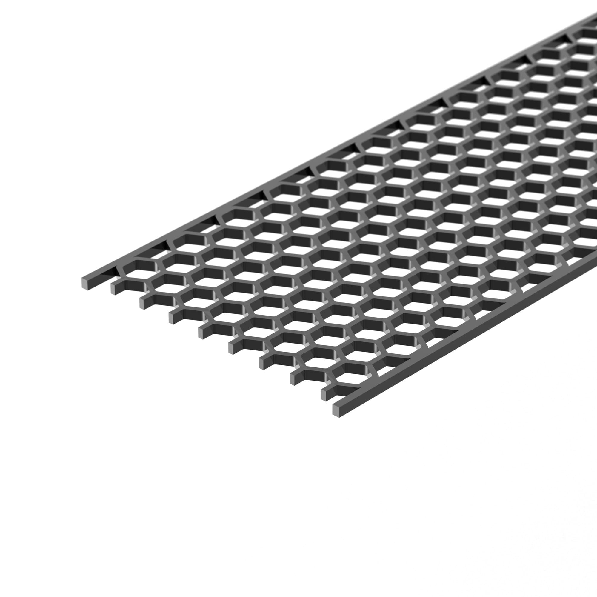 Решетка антибликовая LINE-5075-HONEYCOMB BLACK ( Пластик)