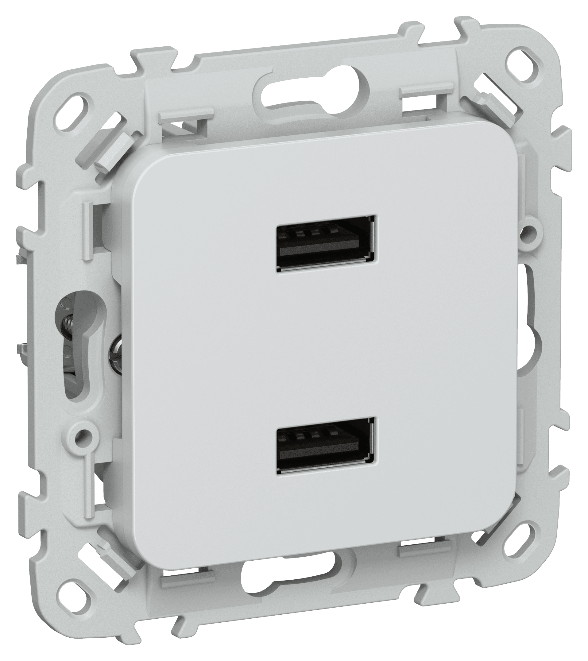 FLITE Розетка USB A+A 3,1А РЮ-2-ФлЖ жемчуг IEK