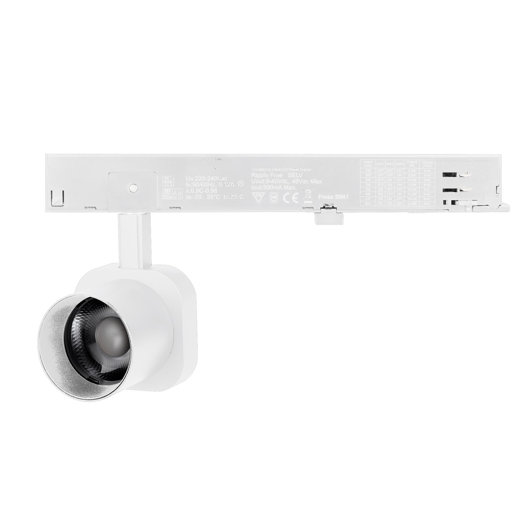 Светильник LGD-DIAFILM-4TR-R60-10W Warm3000 WH, 38 deg, 230V, IP20, металл, 5 лет