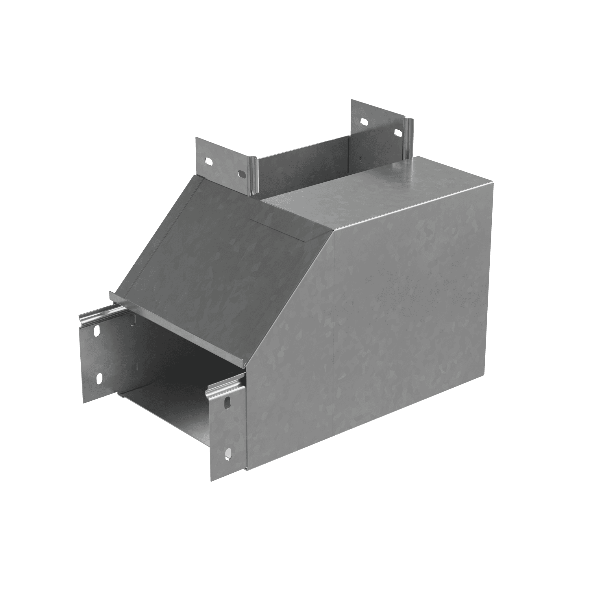 Угол вертикальный внутренний L 100х400 мм с разворотом трассы на 90 градусов ПЛЮС HD