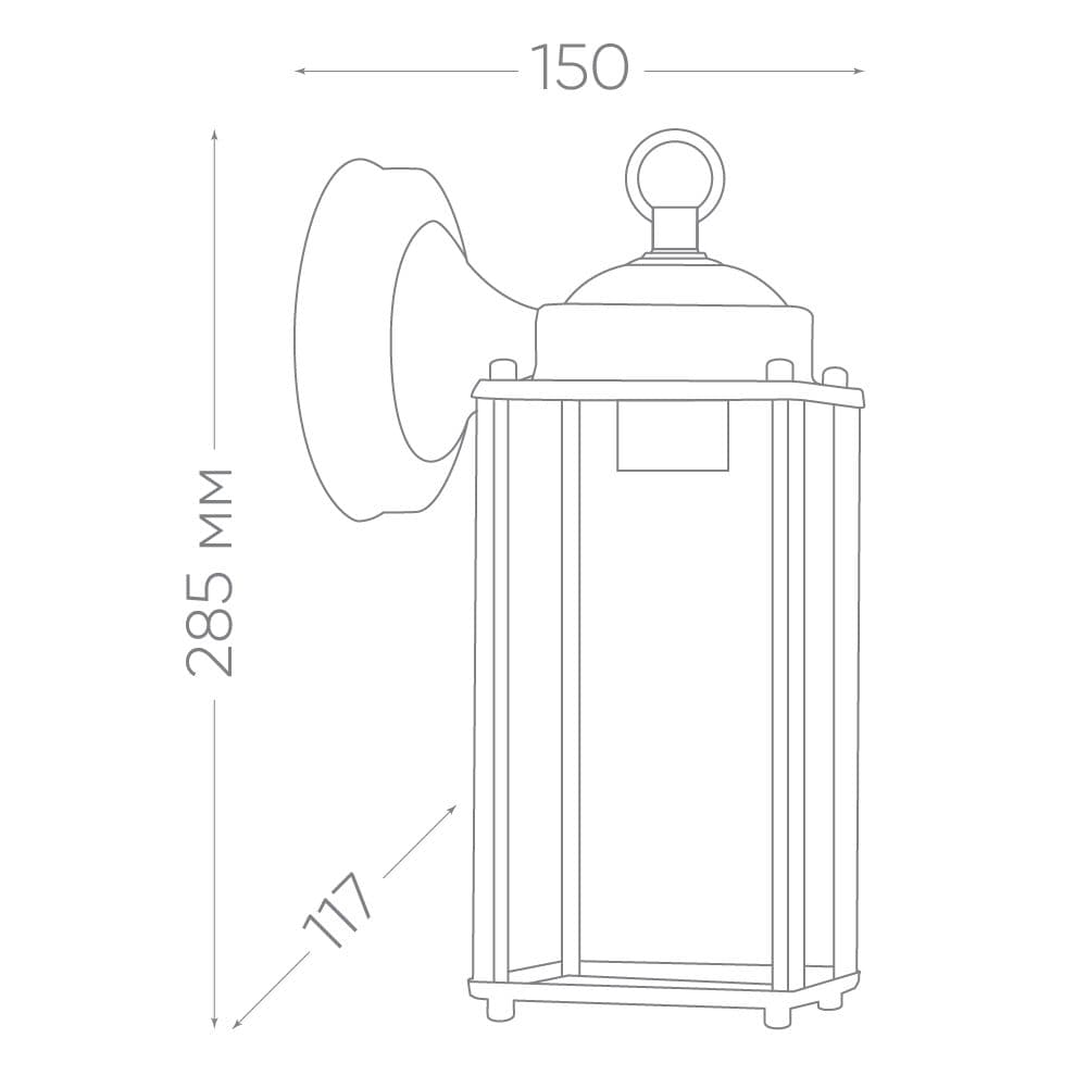 Светильник НБУ-60w вниз Е27 IP44 белый