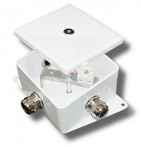 Коробка монтажная огнестойкая КМ-О (2к*60)-IP66-100х100 три ввода ACD