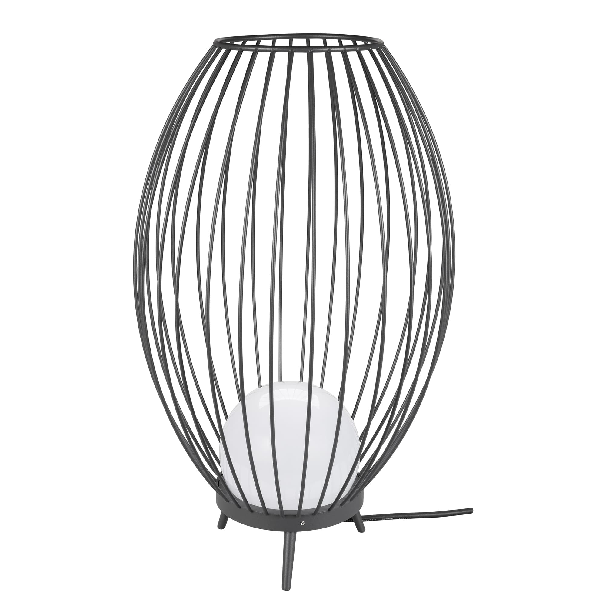 Светильник LGD-PEARL-BOLL-H574-12W Warm3000 (GR, 164 deg, 230 В) (ARL, IP65 Металл, 3 года)