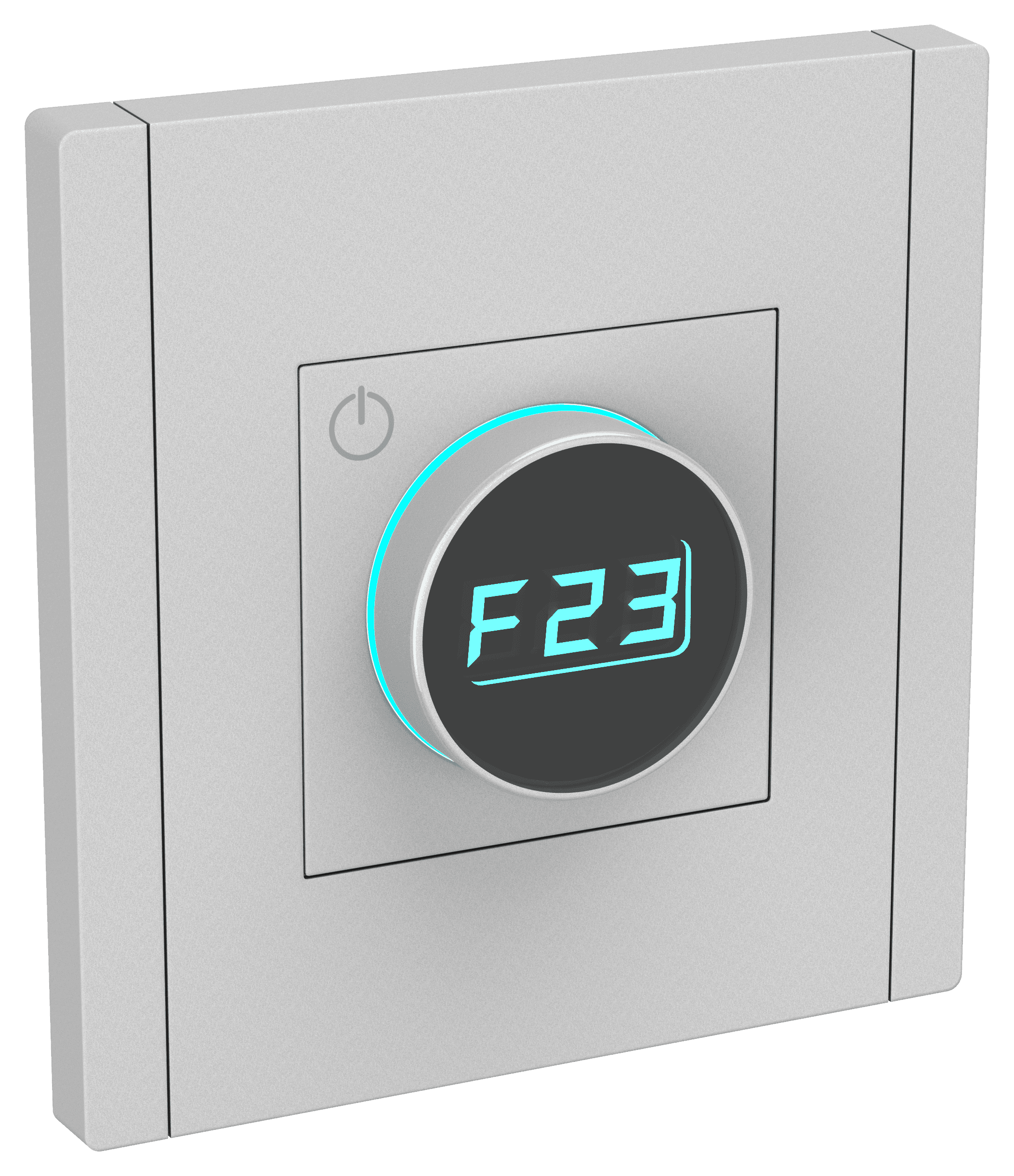 FORTE&PIANO Термостат электронный с индикацией FP552 сталь IEK