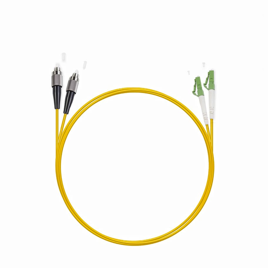 Патч-корд оптический duplex 25м LC/APC-FC/UPC 9/125 sm LSZH