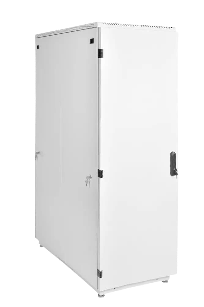 Шкаф телекоммуникационный напольный 42U (600х800) дверь металл