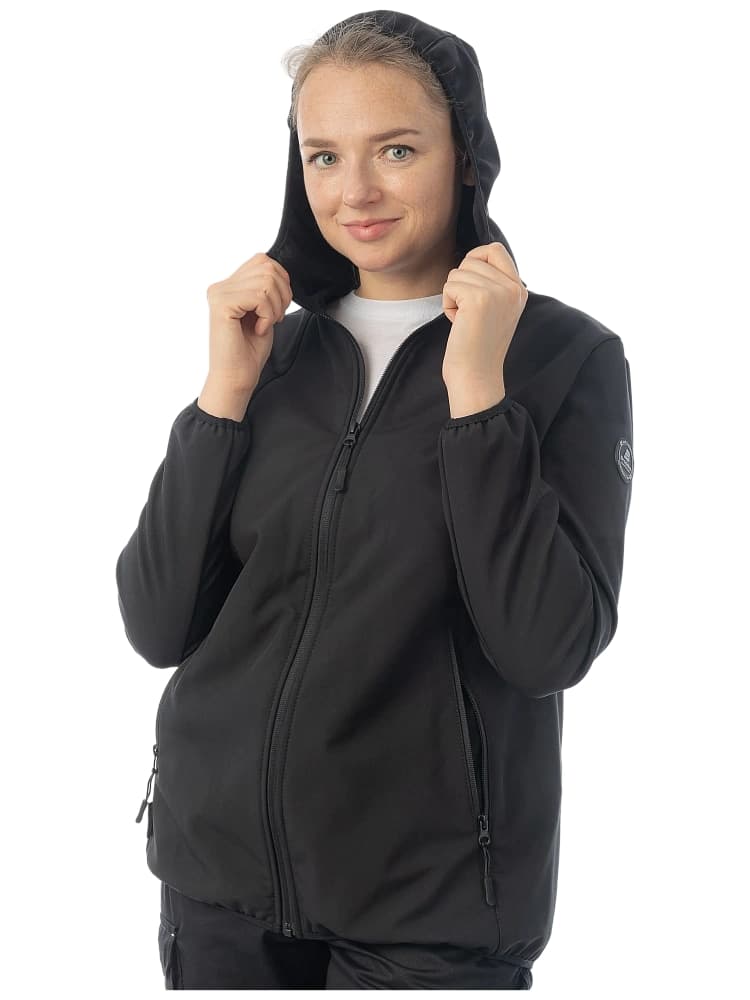 Женская куртка софтшелл Brodeks KS248, черный(L)