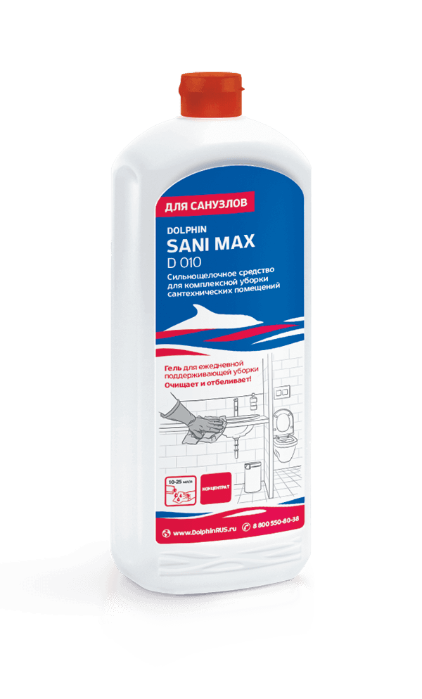 Средство Dolphin ''Sani-Max'', 1 л., для сантехники