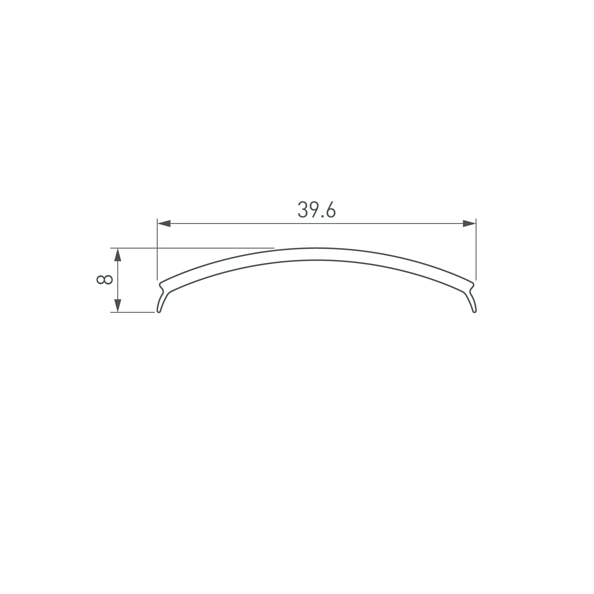 Экран ARH-KANT-H30-2000 Square Clear-PM (ARL, Пластик)