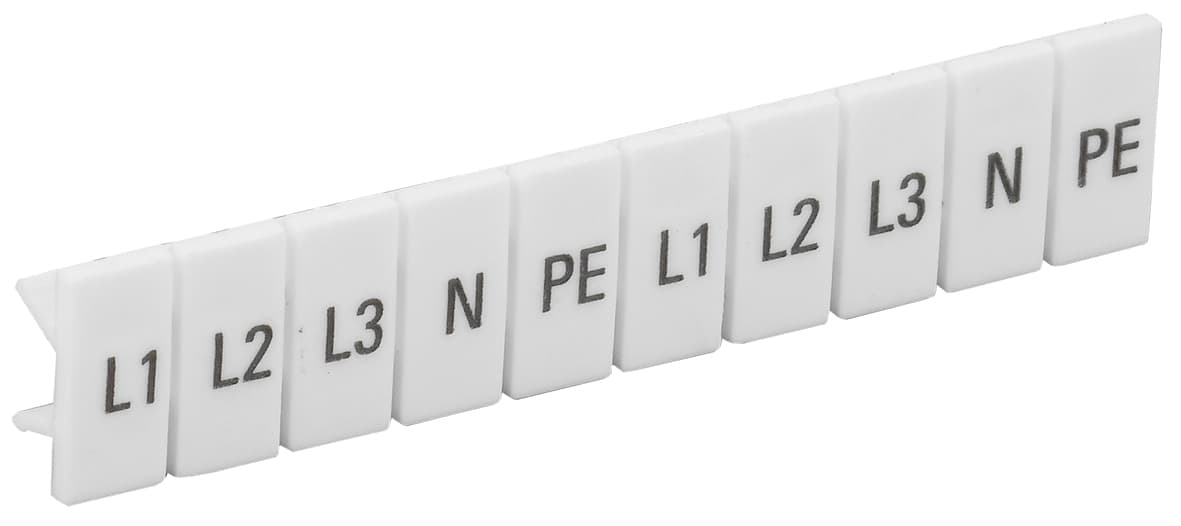 Маркеры для КПИ-2,5мм2 с символами ''L1, L2, L3, N, PE''