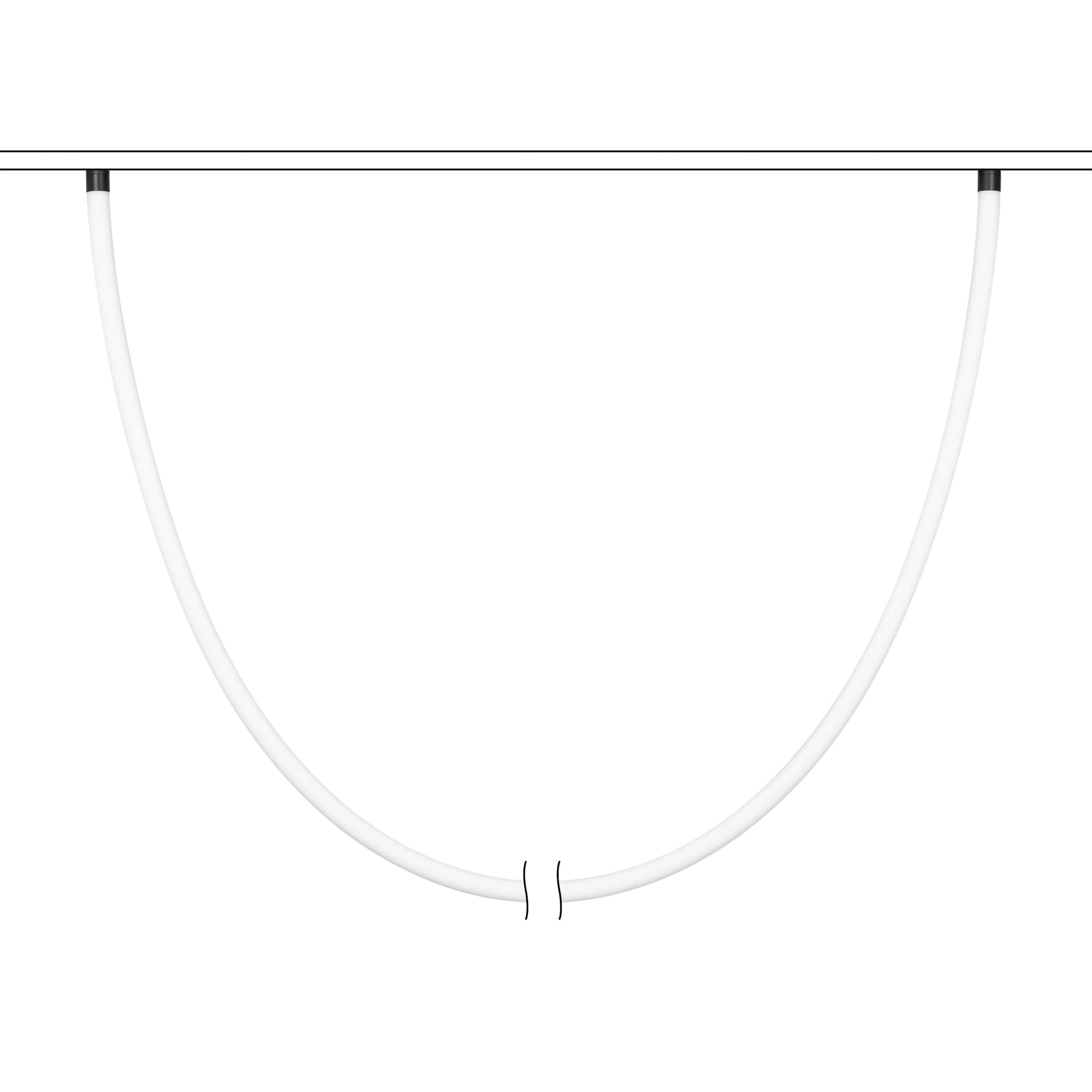 Светильник MAG-FLEX-TUBE-ELASTIC-L5000-70W Day4000 (BK, 360 deg, 48V) (IP20 металл, 3 года)