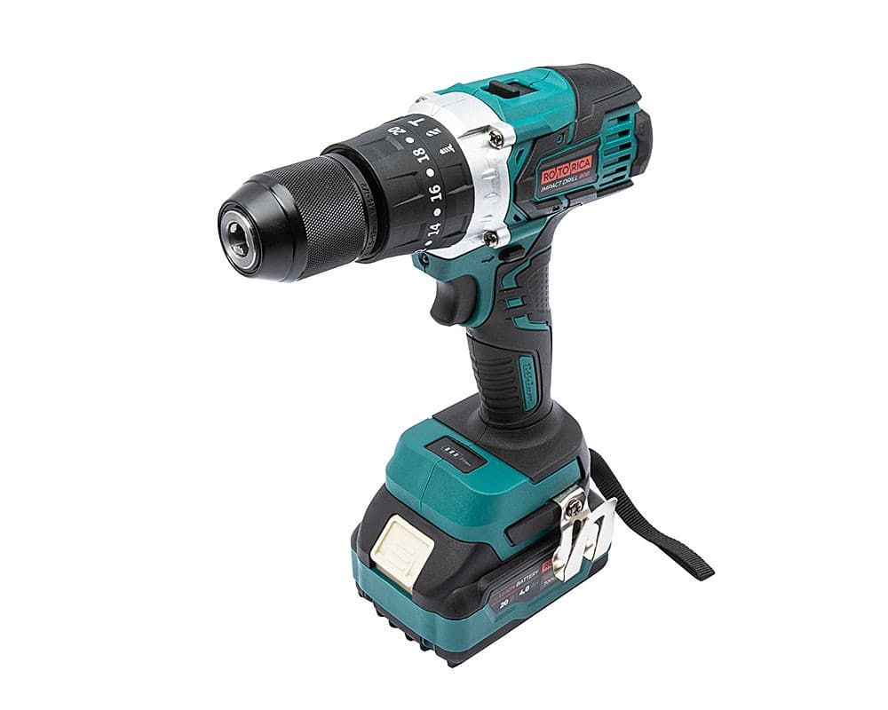 Аккумуляторный ударный шуруповерт Rotorica Impact Drill 80B,  80Nm, 20V, 2 аккумулятора